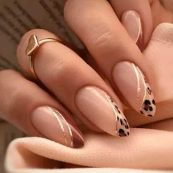 طقم اظافر صناعي 24 قطعة 