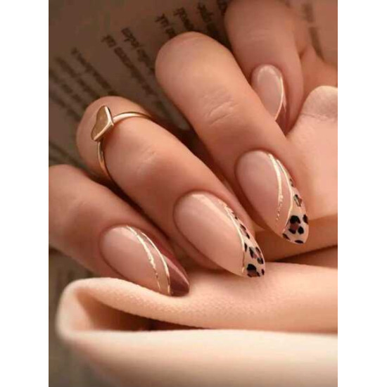 طقم اظافر صناعي 24 قطعة 