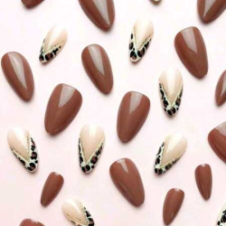 طقم اظافر صناعي 30 قطعة