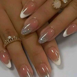 طقم 24 قطعة اظافر صناعية