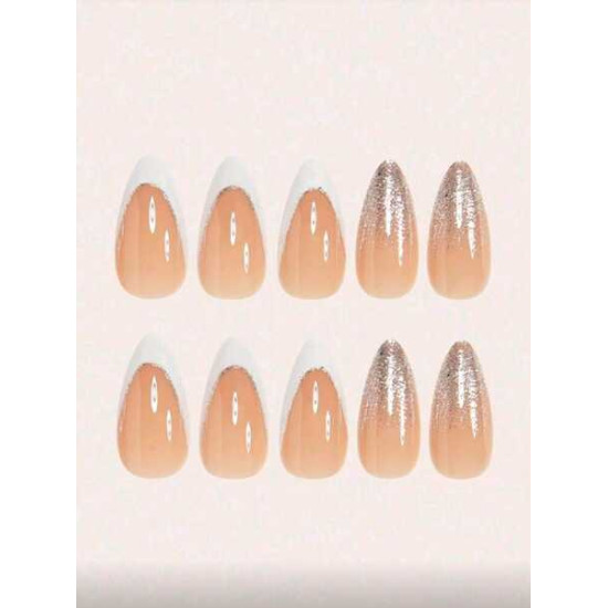 طقم 24 قطعة اظافر صناعية