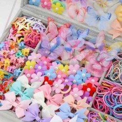 قطع مشكلة من مشابك الشعر للبنات الصغار