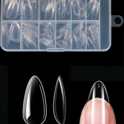 اضافر اصطناعية شفاف 120 قطعة