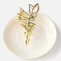 قباضة شعر مزينة بأحجار الراين بشكل مميز 