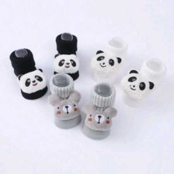 زوج واحد جوارب أطفال ثلاثية الأبعاد من 6-12 شهر