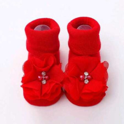 جوارب وربطة راس مضاد للانزلاق للبنات الصغار