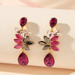 اقراط متدلية كرستال 