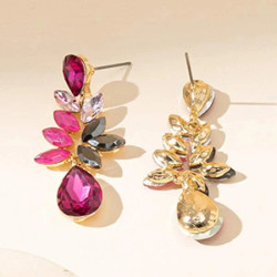 اقراط متدلية كرستال 