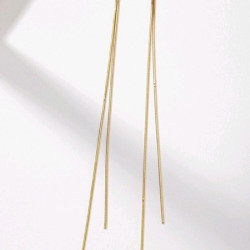 اقراط الموضة متدلية سلسلة ذهبي