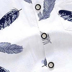 بنطلون قصير مع شميز بطباعة ريشة للاطفال الصغار