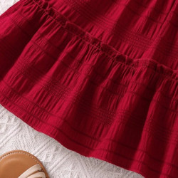 تنورة وبلوزة كتف مكشوف اكمام منتفخة 