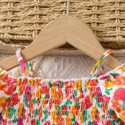 طقم تنورة ولباس علوي بطباعة الازهار