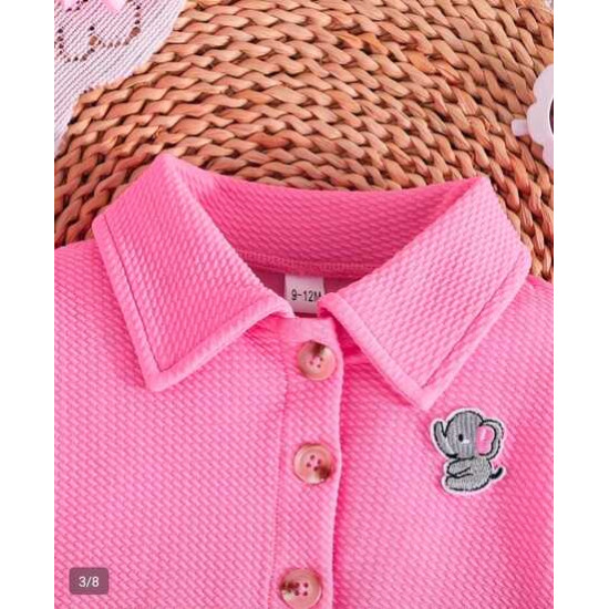 طقم بناتي قطعتين من 6 شهر الى 3 سنوات 