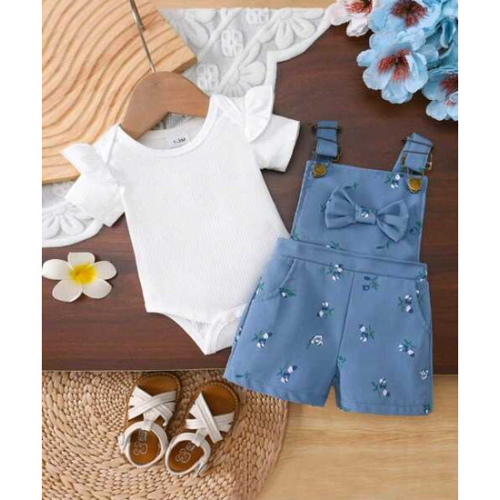 طقم صيفي للمواليد قطعتين