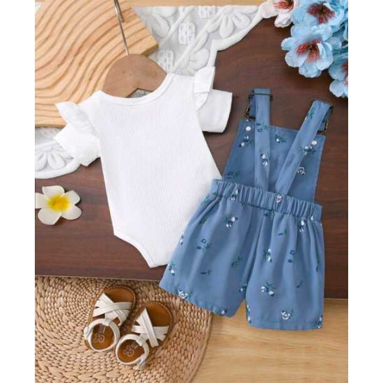 طقم صيفي للمواليد قطعتين