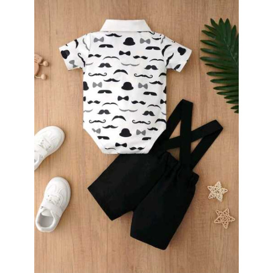 بدلة رسمية للرضع اكمام قصيرة