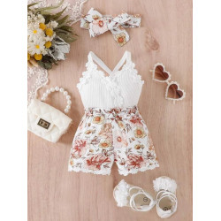 رومبير كامي طباعة الأزهار مزين