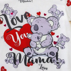 رومبير مواليد وقبعة وقفازات ومريلة برسوم جميلة