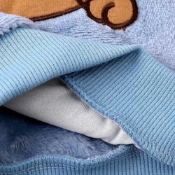 قميص ثقيل مع بنطلون مطرز بالدب تيدي للاطفال