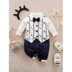 جمبسوت بطباعة رسومات وفيونكة للأولاد 