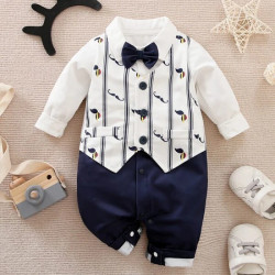 جمبسوت بطباعة رسومات وفيونكة للأولاد 