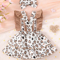 فستان طبقات للبنات الصغار المواليد