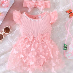 بوديسوت فراشة مزين شبكة متباينة مع ربطة رأس