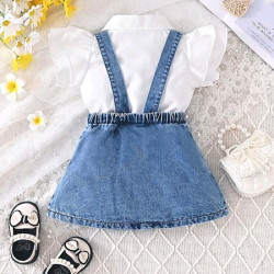 طقم بنات رضع قطعتين 