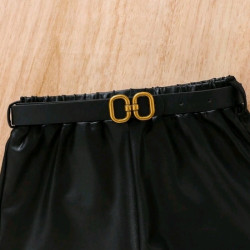 قطعتين بلوزة بأكمام كاب وطباعة ريترو