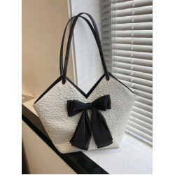 حقيبة كتف مزخرف بعقدة الفراشة 