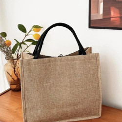 حقيبة تسوق برسم زهرة 