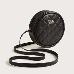 حقيبة أطفال مستديرة اسود بلوقو فراشة