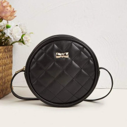 حقيبة أطفال مستديرة اسود بلوقو فراشة