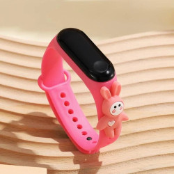 ساعة رقمية للبنات الصغار برسوم ارنب