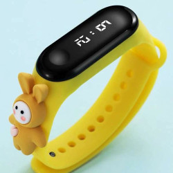 ساعة رقمية للبنات الصغار برسوم ارنب