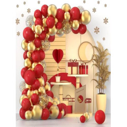 بالونات زخارف الوان مختلطة 120 قطعة