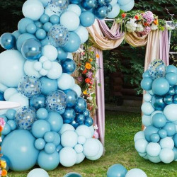 145 قطعة من بالونات الديكور بالوان حديثة